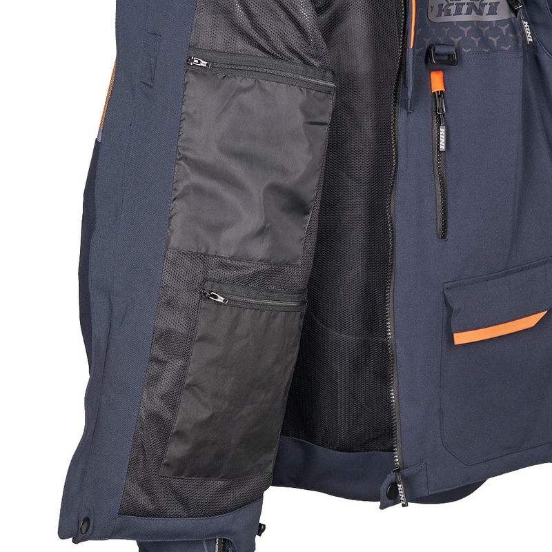 Motocross-Jacke KINI Red Bull EXC 2.0 Anthrazit-Beige