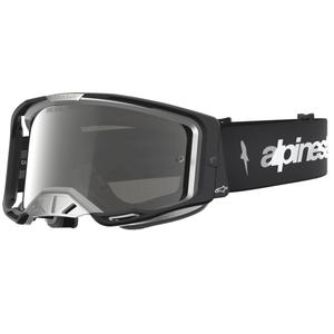 Alpinestars Vision 8 Amber Motocross-Brille schwarz-silber