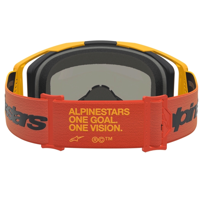 Alpinestars Vision 8 Amber Motocross-Brille gelb-rot-schwarz