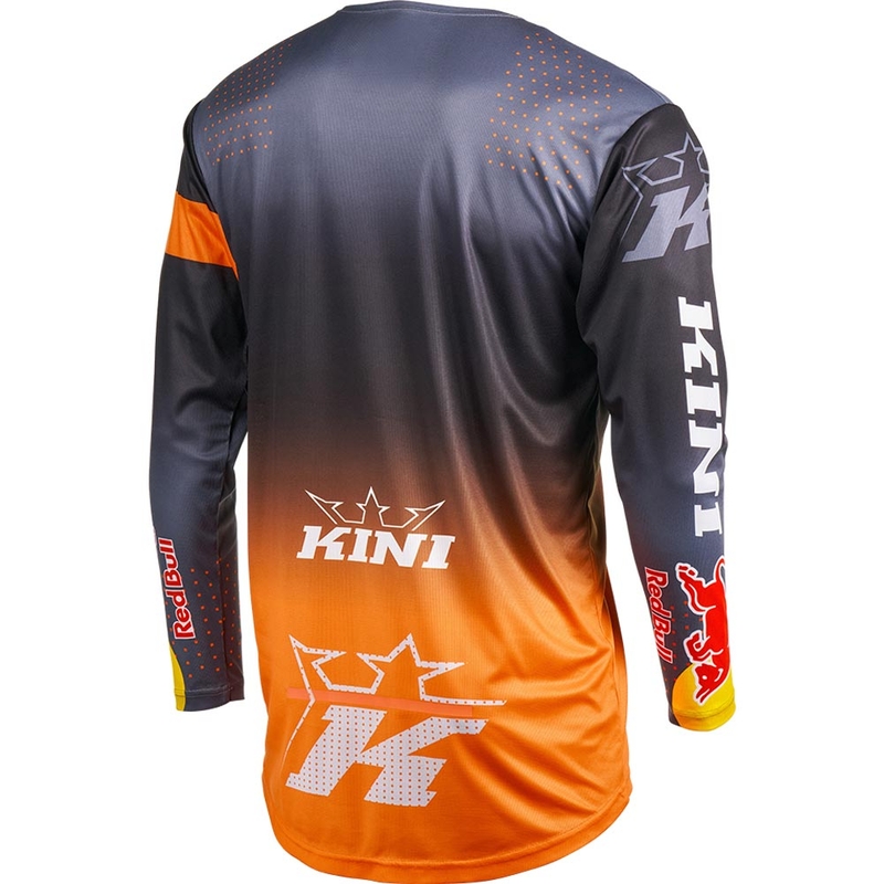 Motocross-Trikot KINI Red Bull 2.0 MXC grau-orange
