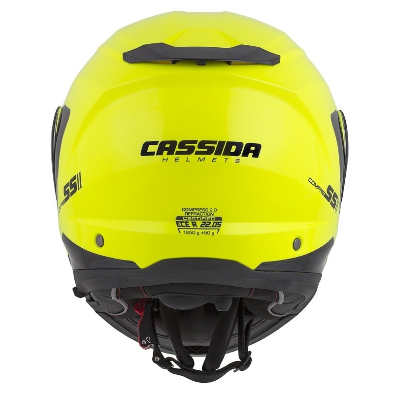 Cassida Compress 2.0 Refraction schwarz-fluo gelb Motorradhelm