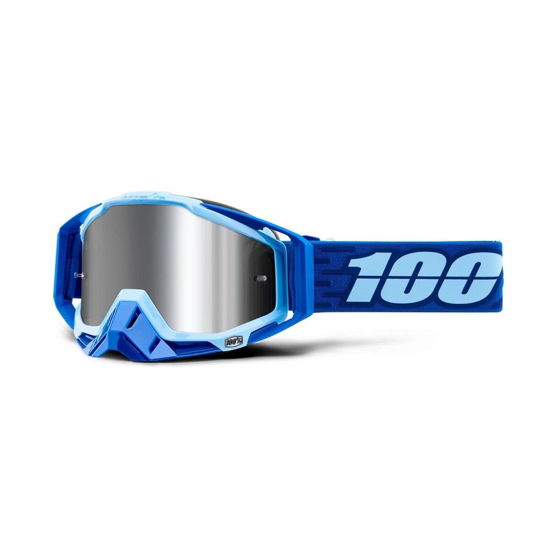 Motocrossbrille 100% RACECRAFT PLUS Rodion (silber verspiegeltes Plexiglas)