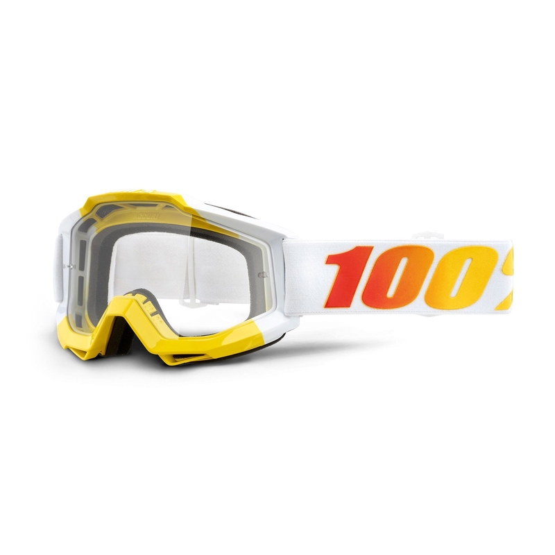 Motocross-Schutzbrille 100% Accuri ASTRA (klares Plexiglas)