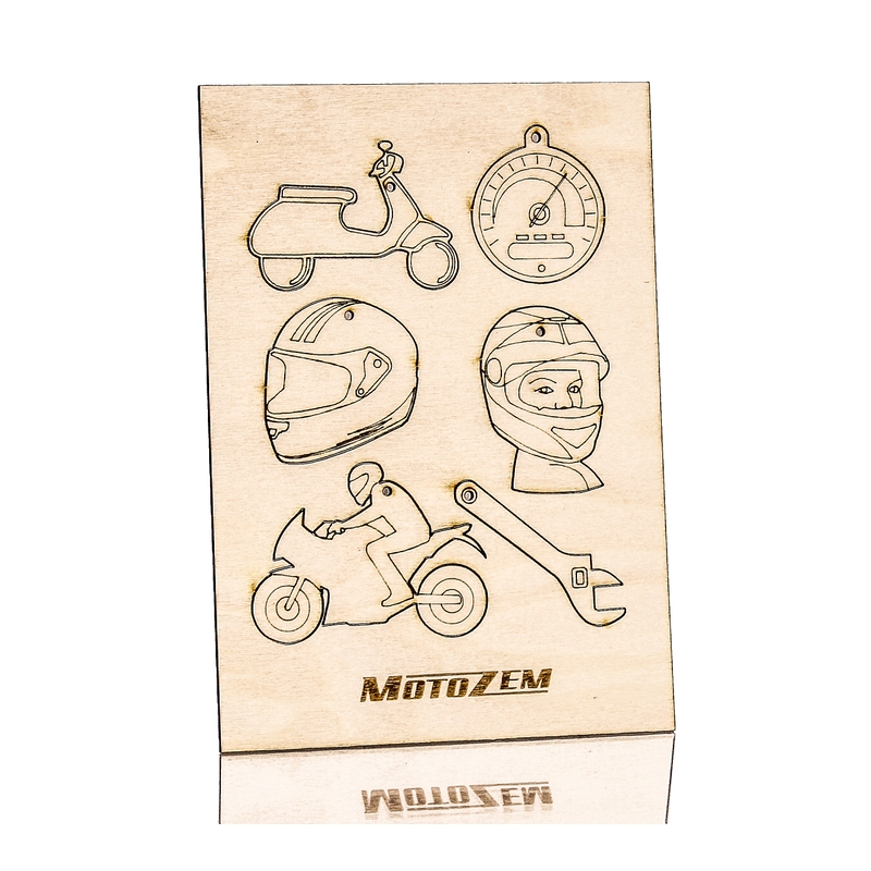 Hölzerne Verzierungen MotoZem