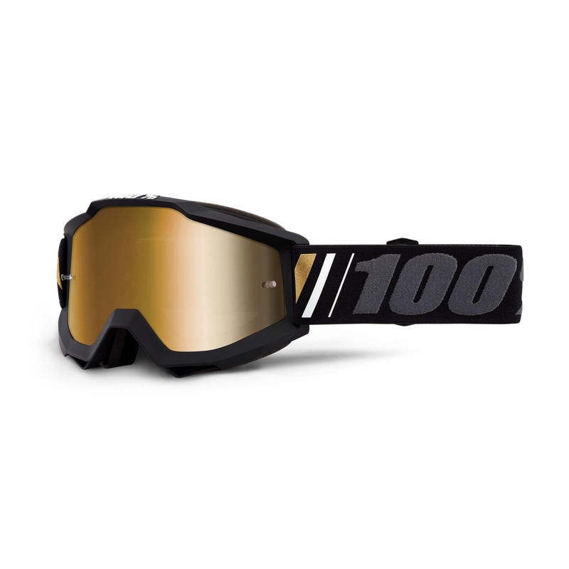 Motocross-Brille 100% Accuri OFF (gold verspiegeltes Plexiglas)