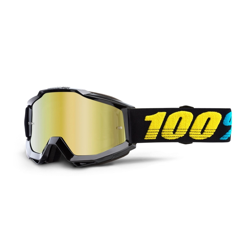 Motocrossbrille 100% Accuri VIRGO (gold verspiegeltes Plexiglas)