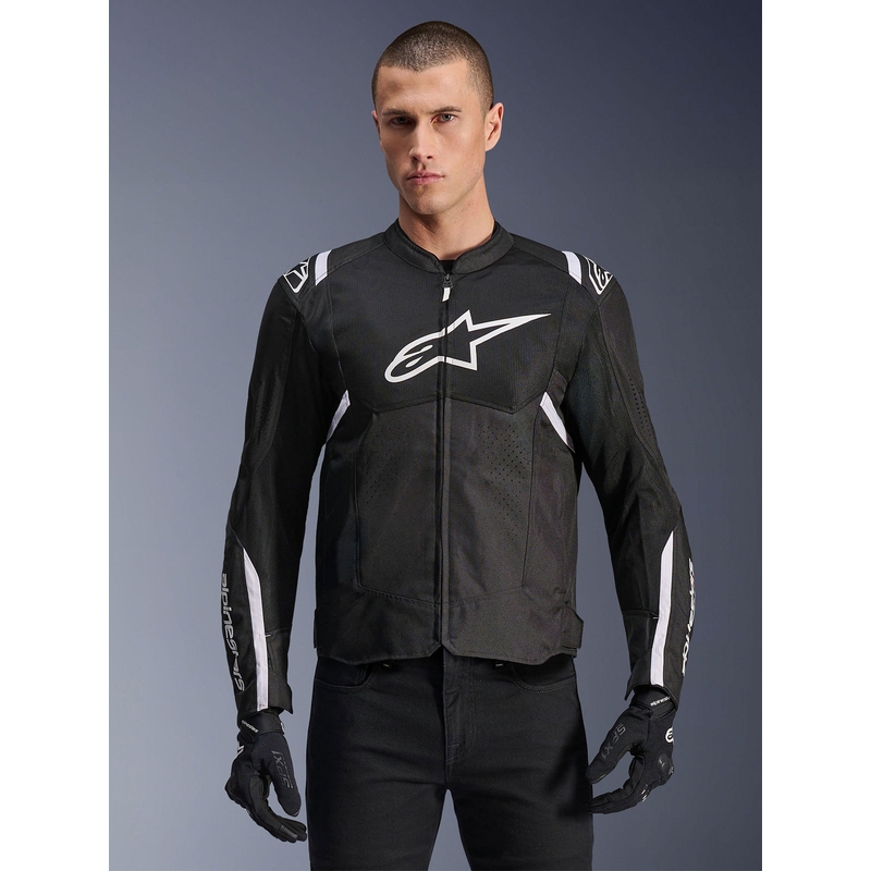 Motorradjacke Alpinestars T-SPS Air V2 schwarz-weiß