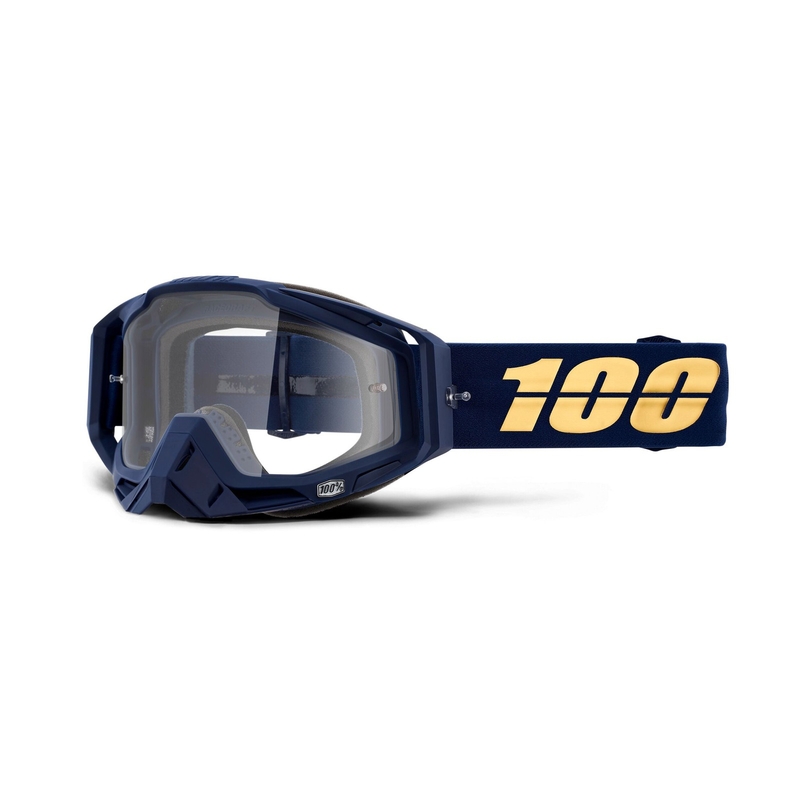 Motocross-Brille 100% Racecraft BAKKEN (klares Plexiglas)