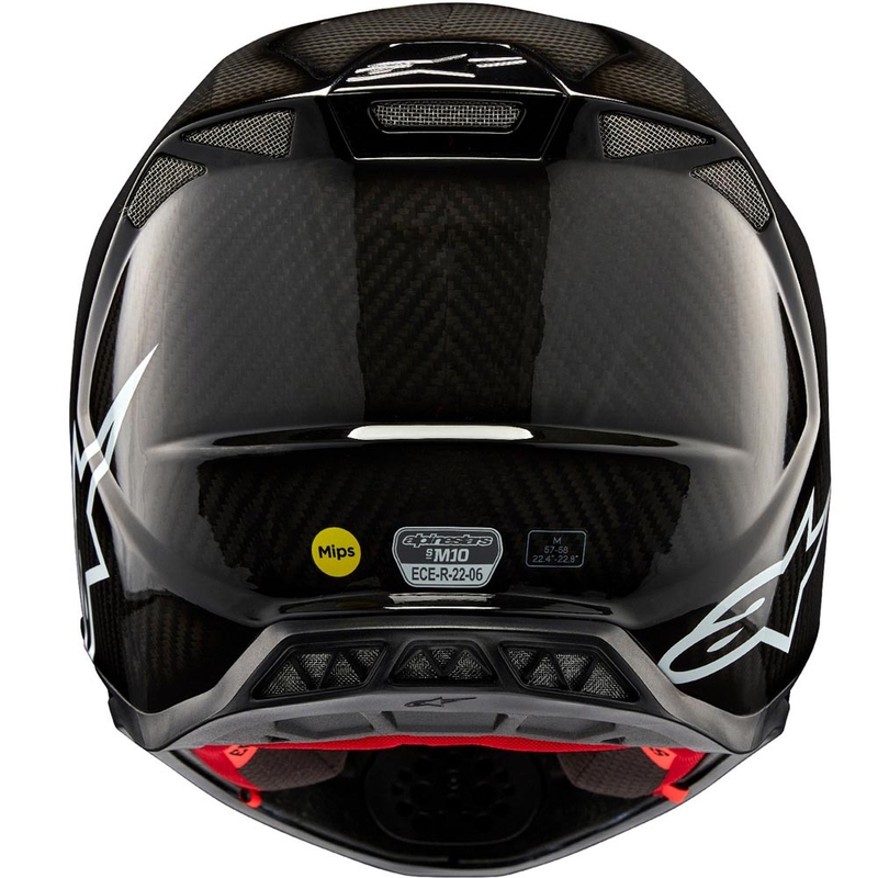 Alpinestars Supertech S-M10 Solid FIM2 Motocross-Helm, schwarz
