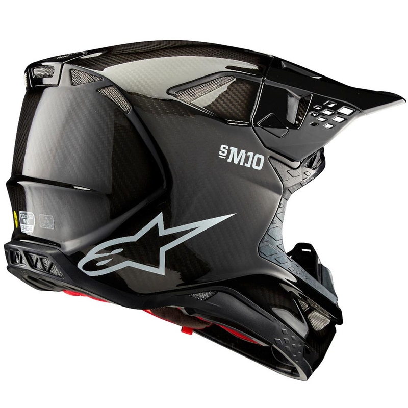 Alpinestars Supertech S-M10 Solid FIM2 Motocross-Helm, schwarz