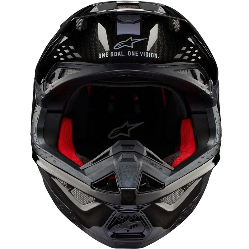 Alpinestars Supertech S-M10 Solid FIM2 Motocross-Helm, schwarz