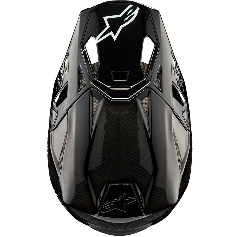 Alpinestars Supertech S-M10 Solid FIM2 Motocross-Helm, schwarz