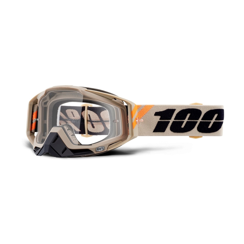 Motocross-Brille 100% RACECRAFT Poliet (klares Plexiglas)