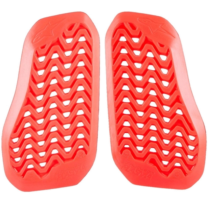 Alpinestars Nucleon Plasma zweiteiliger Brustschutz mit Einsatz rot-schwarz