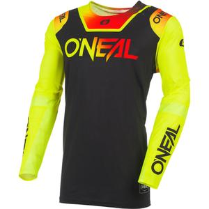 O'Neal Prodigy Five Six Motocross-Trikot schwarz-fluoreszierend gelb