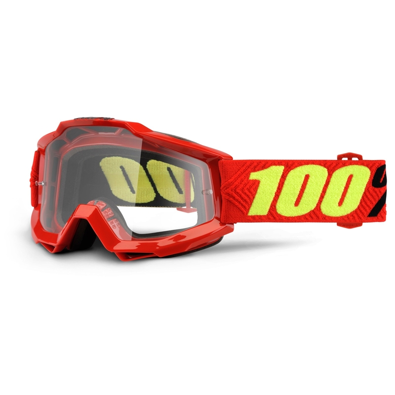 Motocross-Schutzbrille 100% Accuri OTG Saarinen (klares Plexiglas)