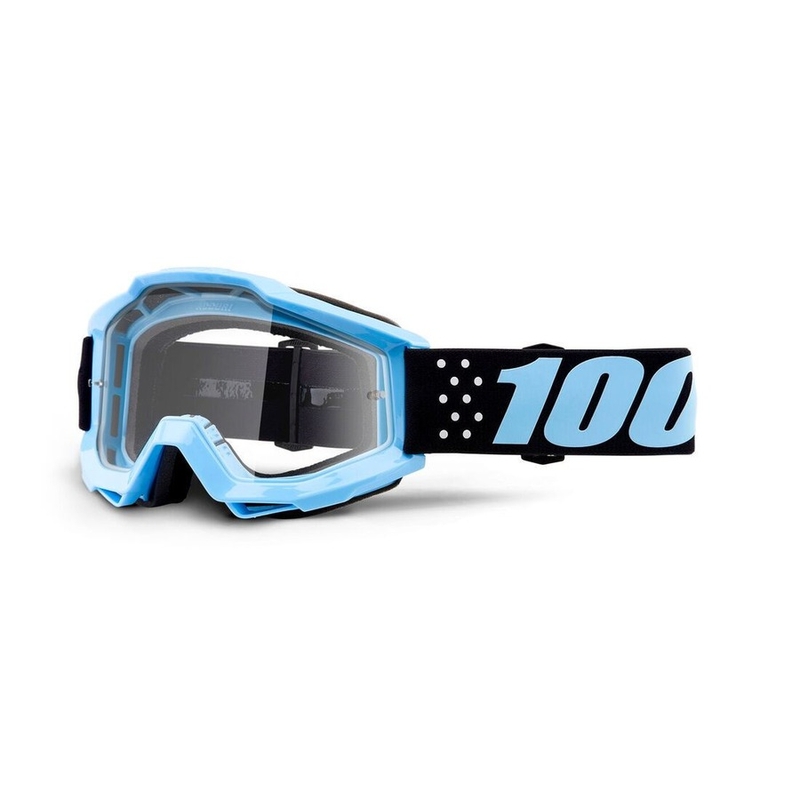 Kinder-Motocrossbrille 100% Accuri Taichi (klares Plexiglas)
