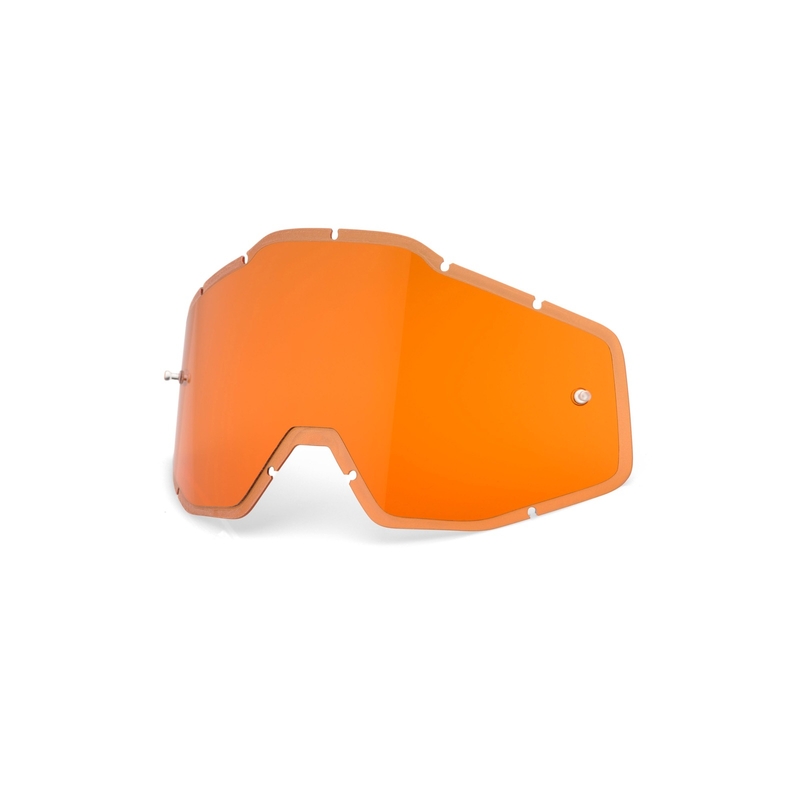 Plexi 100% gespritzt Racecraft/Accuri/Strata orange (Anti-Beschlag)
