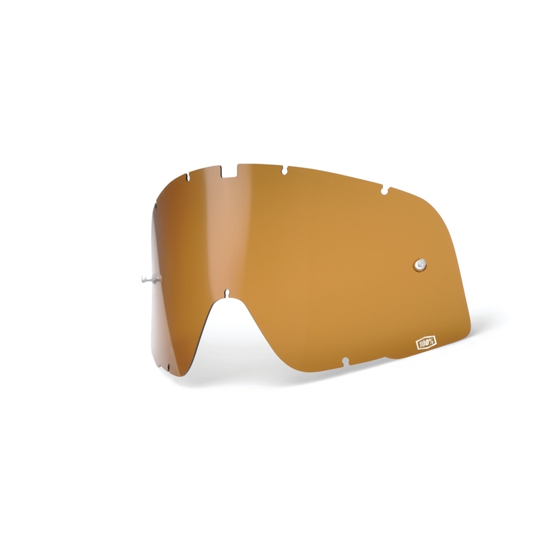 Bronze Plexiglas für Motocrossbrillen 100% Barstow