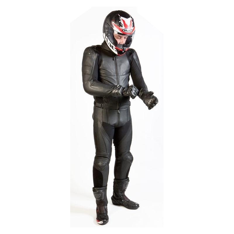 Ozone Volt Schwarz Motorrad Jacke Ausverkauf