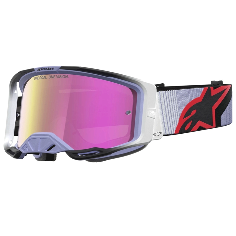 Alpinestars Vision 8 Maven Motocross-Brille, Lavendel-Schwarz