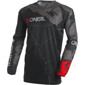 O'Neal Element Acid Motocross-Trikot schwarz-grau