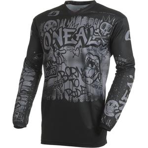 O'Neal Element Rancid Motocross-Trikot schwarz-grau