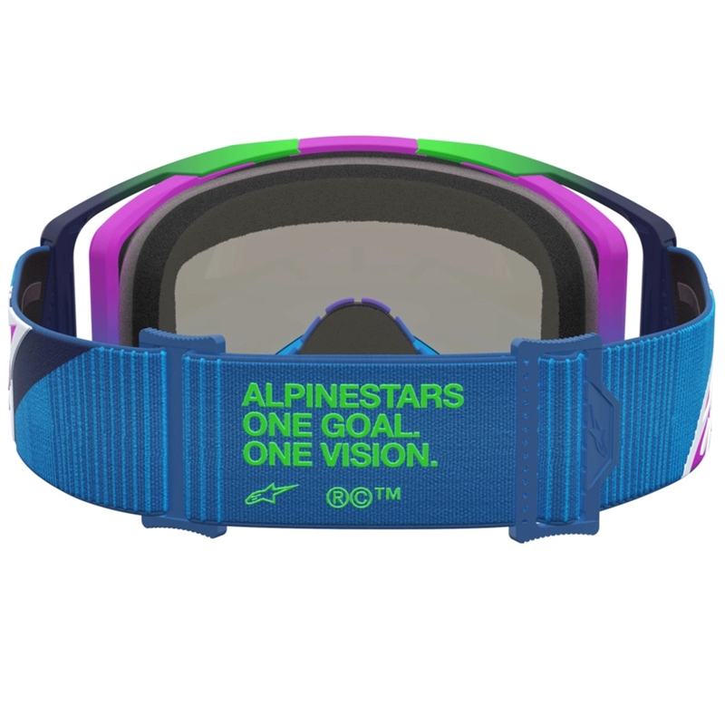 Alpinestars Vision 8 Maven blau-violette Motocross-Brille