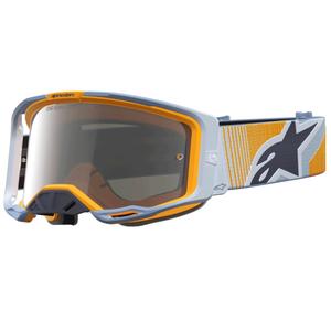 Alpinestars Vision 8 Maven blau-orange Motocross-Brille