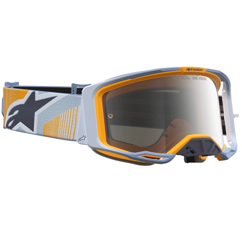 Alpinestars Vision 8 Maven blau-orange Motocross-Brille