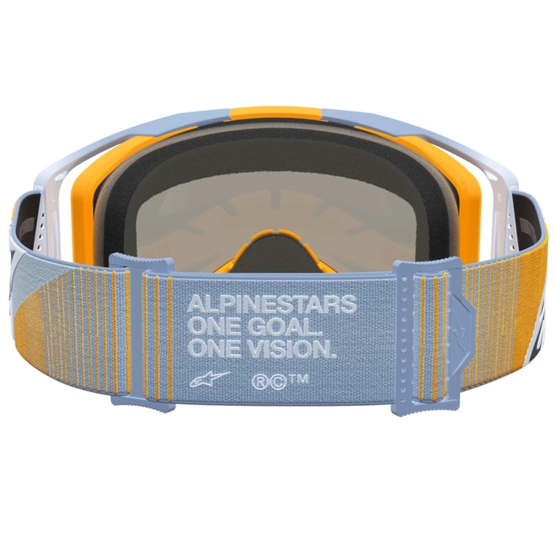 Alpinestars Vision 8 Maven blau-orange Motocross-Brille
