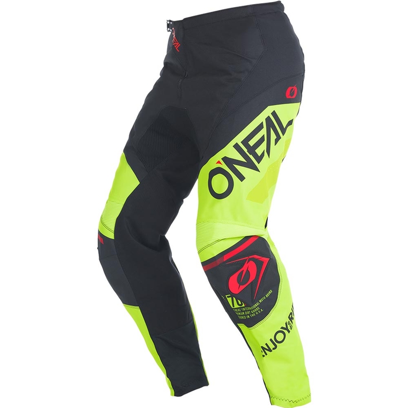 O'Neal Element Factor Motocross-Hose Schwarz-Neongelb
