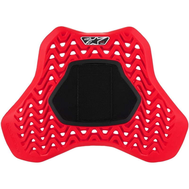 Brustschutz Alpinestars Nucleon Plasma Racing Einsatz mit Klettverschluss rot-schwarz
