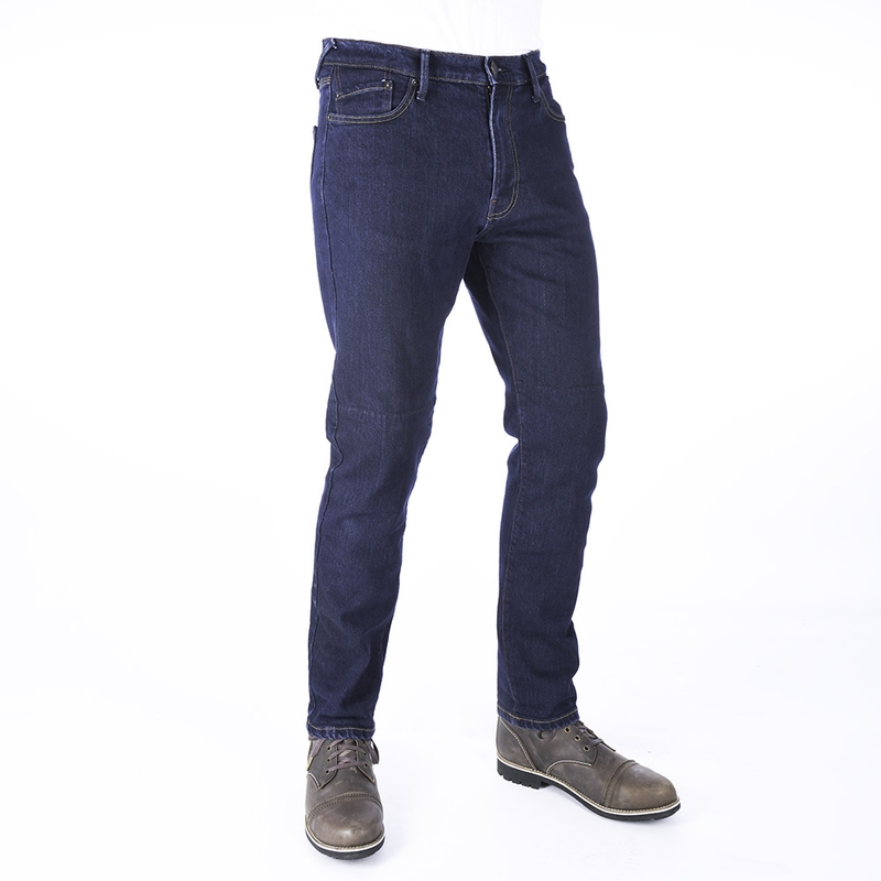 Oxford Original Approved Slim Fit Blaue Motorradjeans
