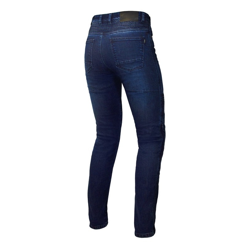 Damen-Motorradjeans Ozone Agness II blau