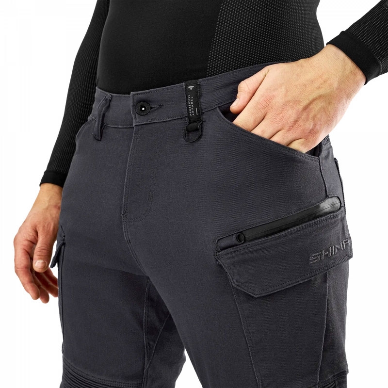 Shima Giro 3.0 verlängerte Motorradhose grau