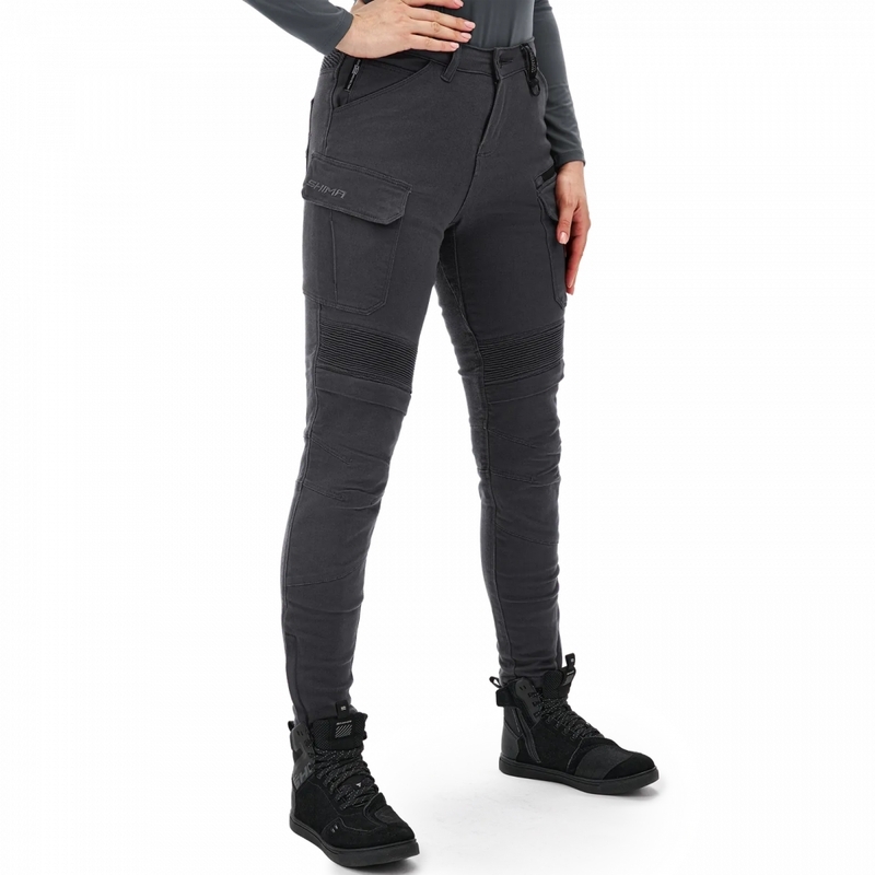 Shima Giro 3.0 Damen-Motorradhose mit verlängertem Bein, grau