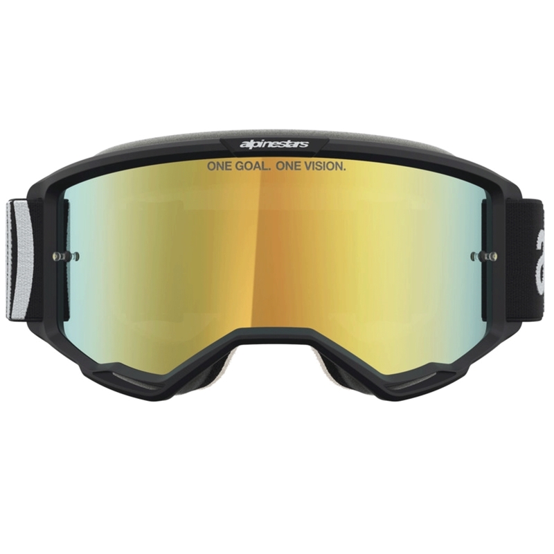 Alpinestars Vision 5 Hone Motocross-Brille schwarz-weiß