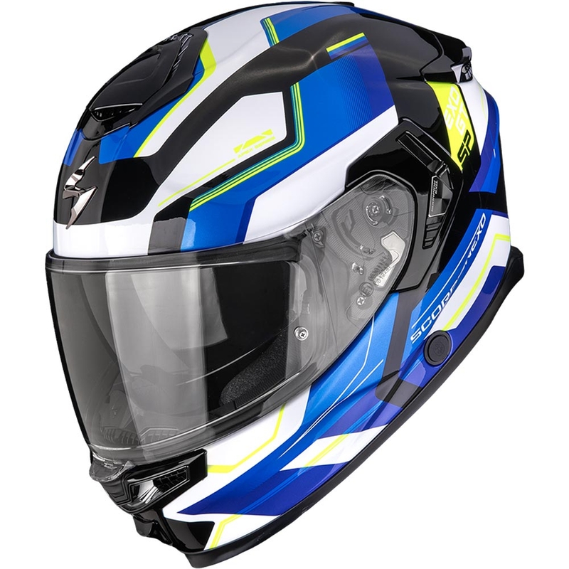Scorpion EXO-GT SP Air Arkon Integralhelm für Motorräder, schwarz-weiß-blau