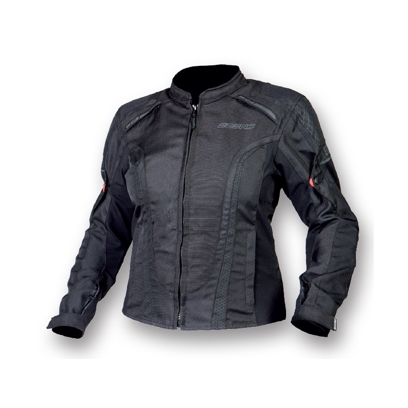 Women's Ozone Edge II Schwarz Motorradjacke Ausverkauf