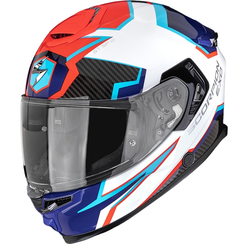 Scorpion EXO-GT SP Air Atlas Integralhelm, weiß-blau-rot