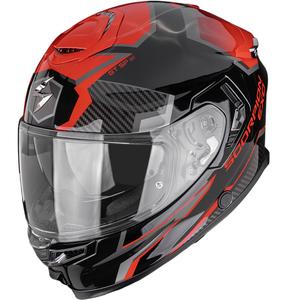 Scorpion EXO-GT SP Air Atlas Integralhelm für Motorräder, schwarz-rot