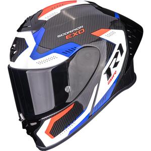 Scorpion EXO-R1 EVO II Air Propel Integralhelm für Motorräder, schwarz-weiß-rot
