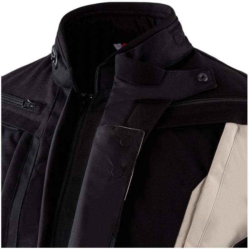 Rebelhorn Hardy II Motorradjacke schwarz und sand
