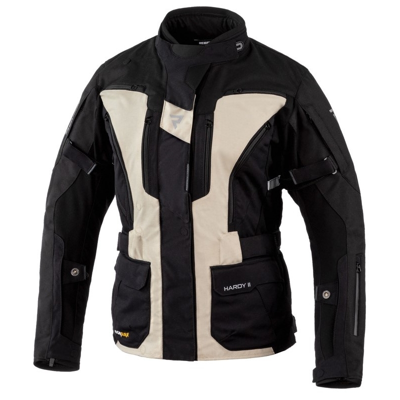 Rebelhorn Hardy II Damen Motorradjacke Schwarz und Sand