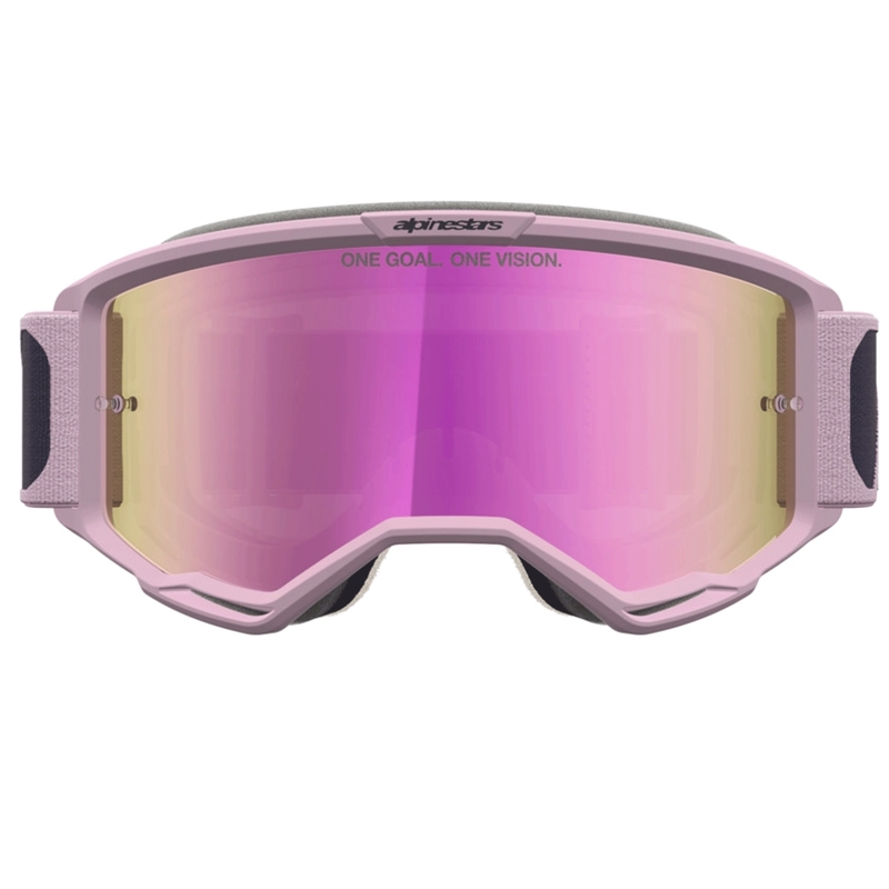 Alpinestars Vision 5 Rora Motocross-Brille, dunkelgrau-rosa
