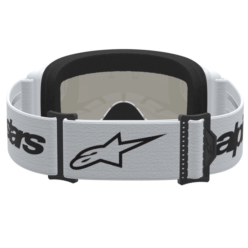 Alpinestars Vision 3 Wordmark Motocross-Brille weiß-schwarz