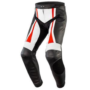 Rebelhorn Piston II PRO schwarz-weiß-fluorrot Motorradhose Ausverkauf