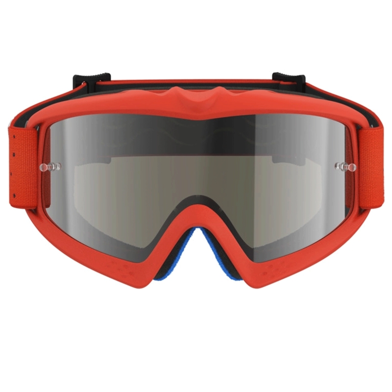 Alpinestars Vision Youth Vesta orange-silberne Motocross-Brille für Kinder