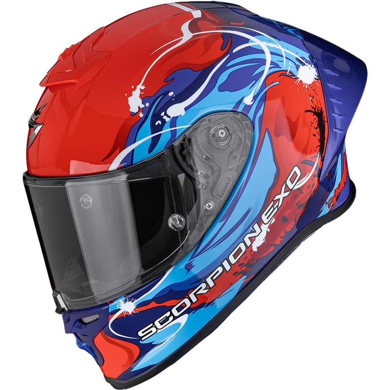 Scorpion EXO-R1 EVO II Air Thrust Integralhelm rot-blau